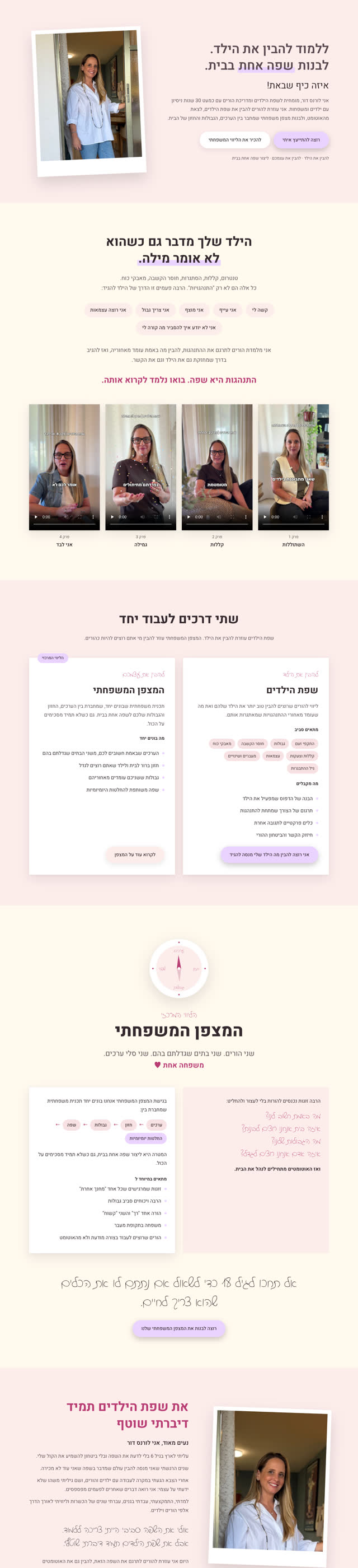 אתר תדמית שנבנה עם קלוד